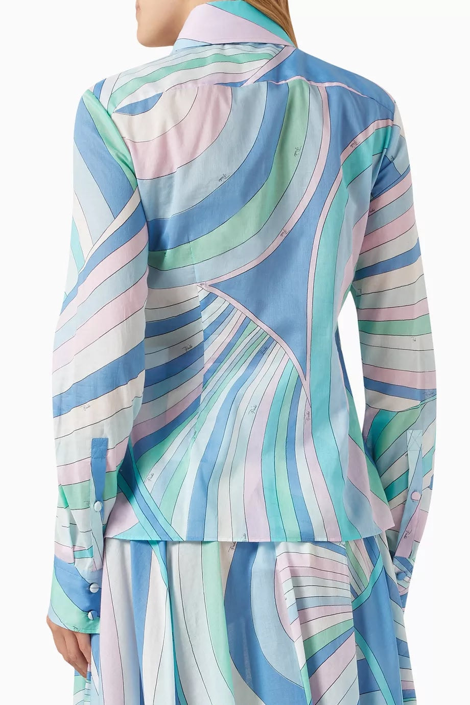 Pucci Blue Iride-print set