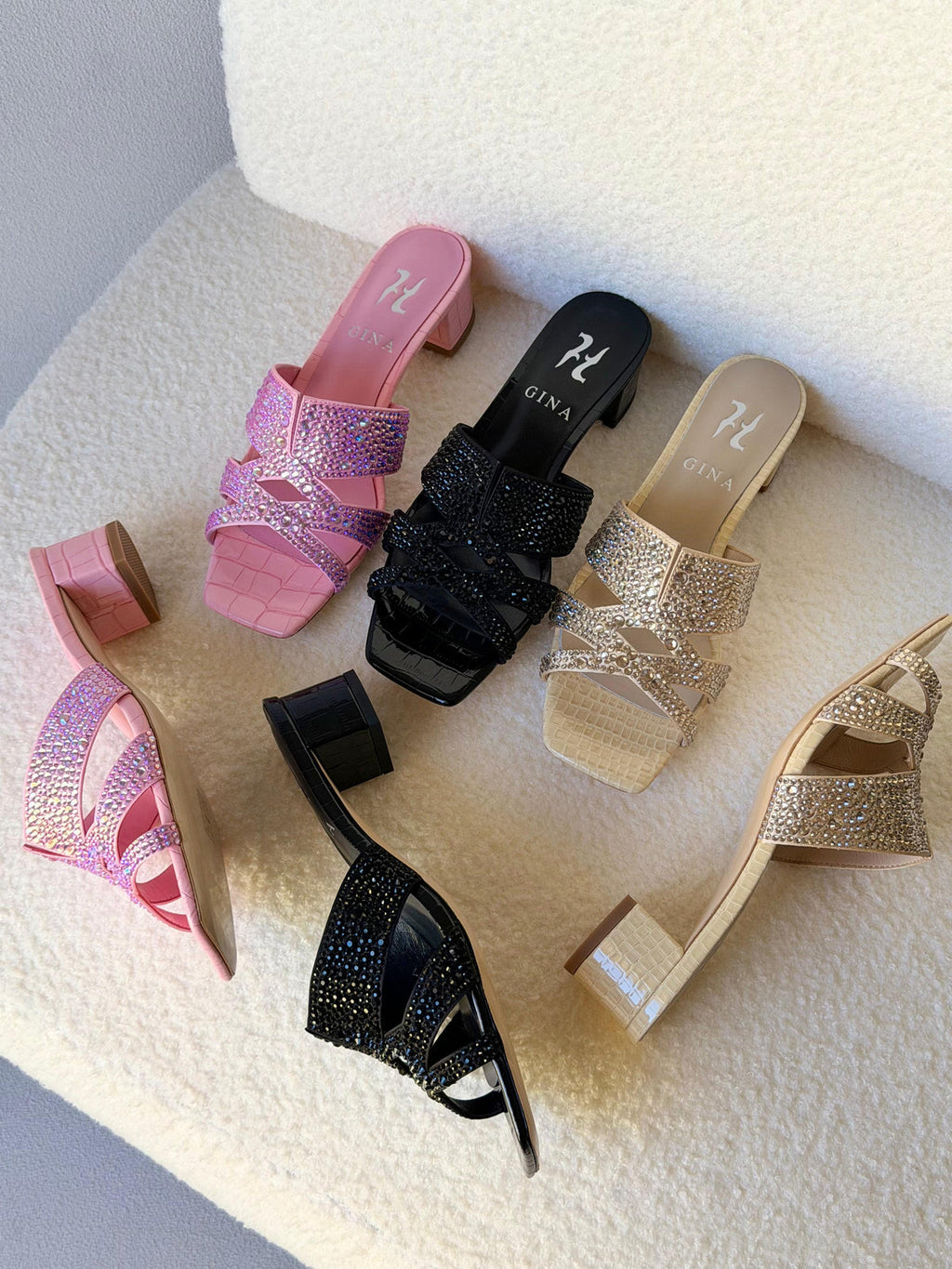 GINA LILA' Crystal Mules