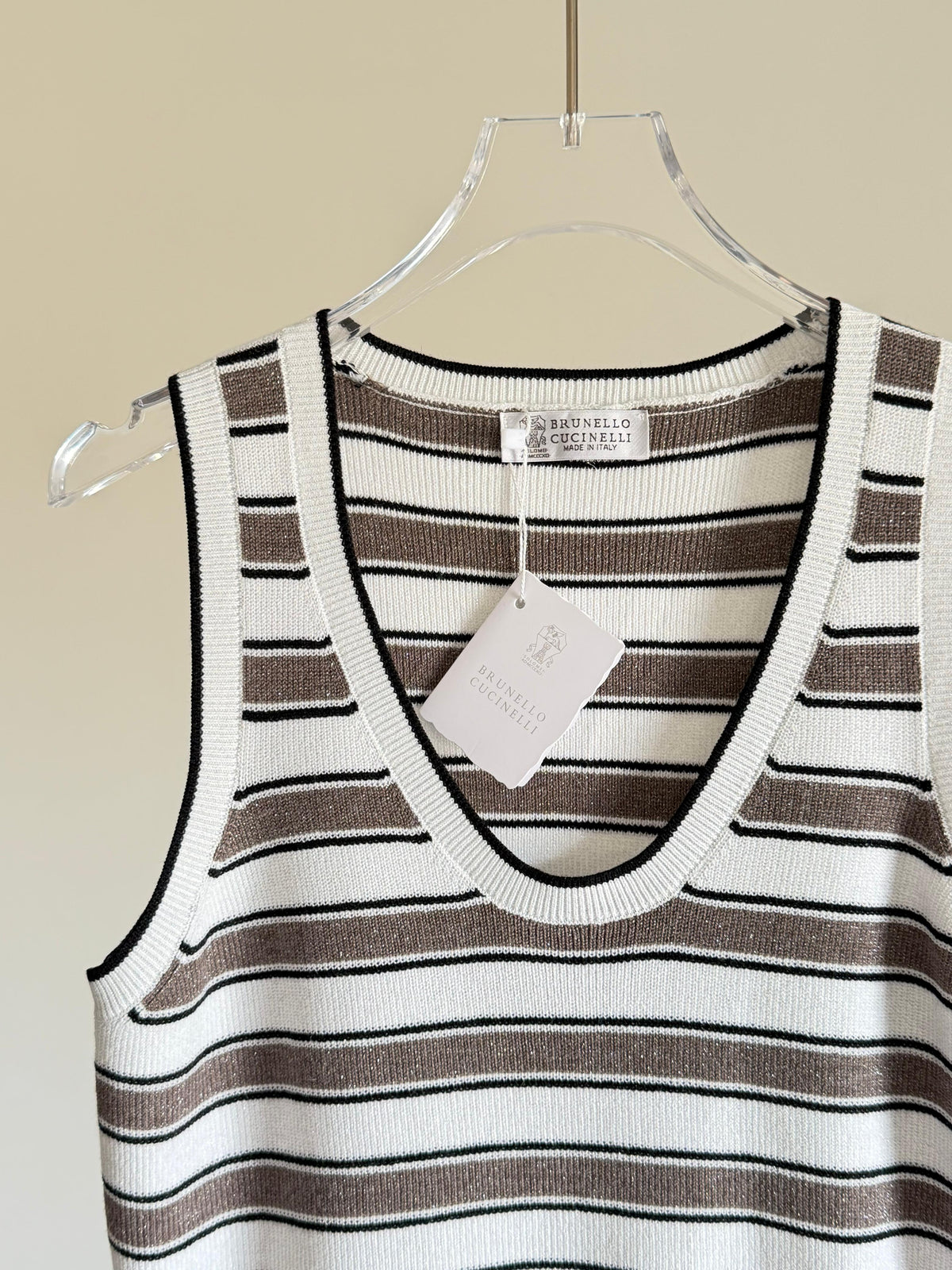 Brunello Cucinelli Cotton Knit Top
