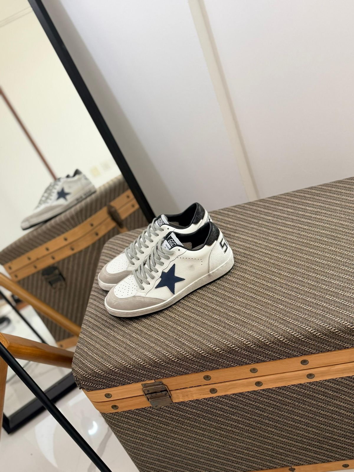 Golden Goose Leather Ball Star Sneakers
