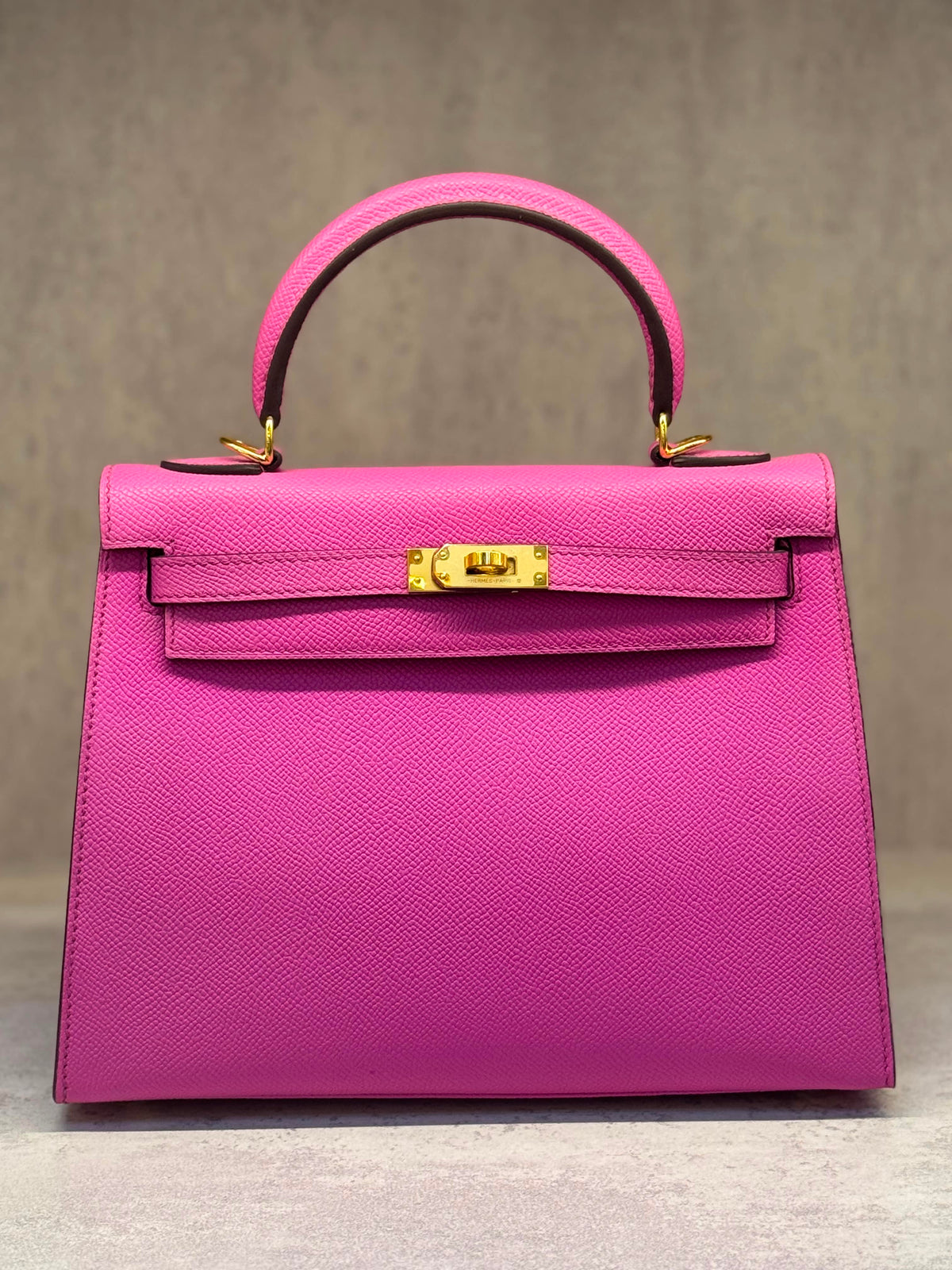 Hermes Mini Kelly 19cm Hand Made