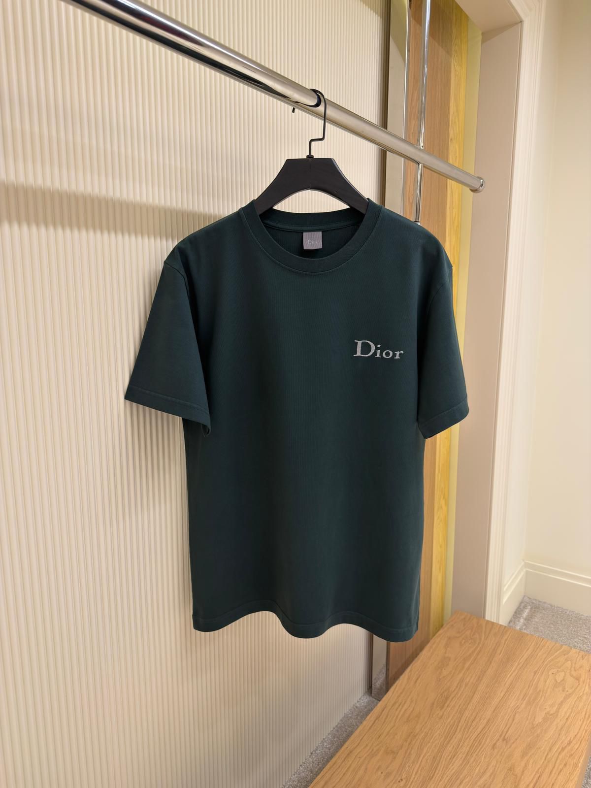 T-Shirt with Dior Embroidery, Relaxed Fit