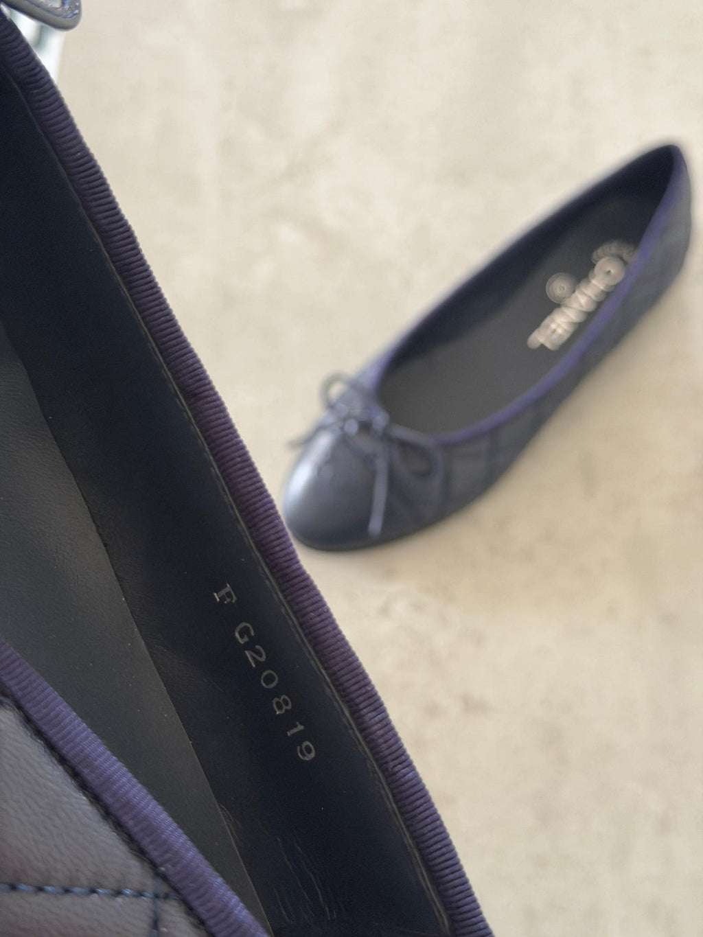Chanel Ballet flats navy