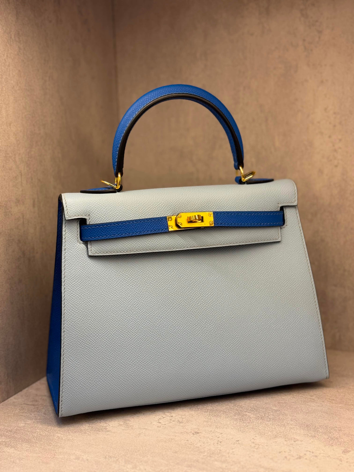 Hermes Mini Kelly 19cm Hand Made