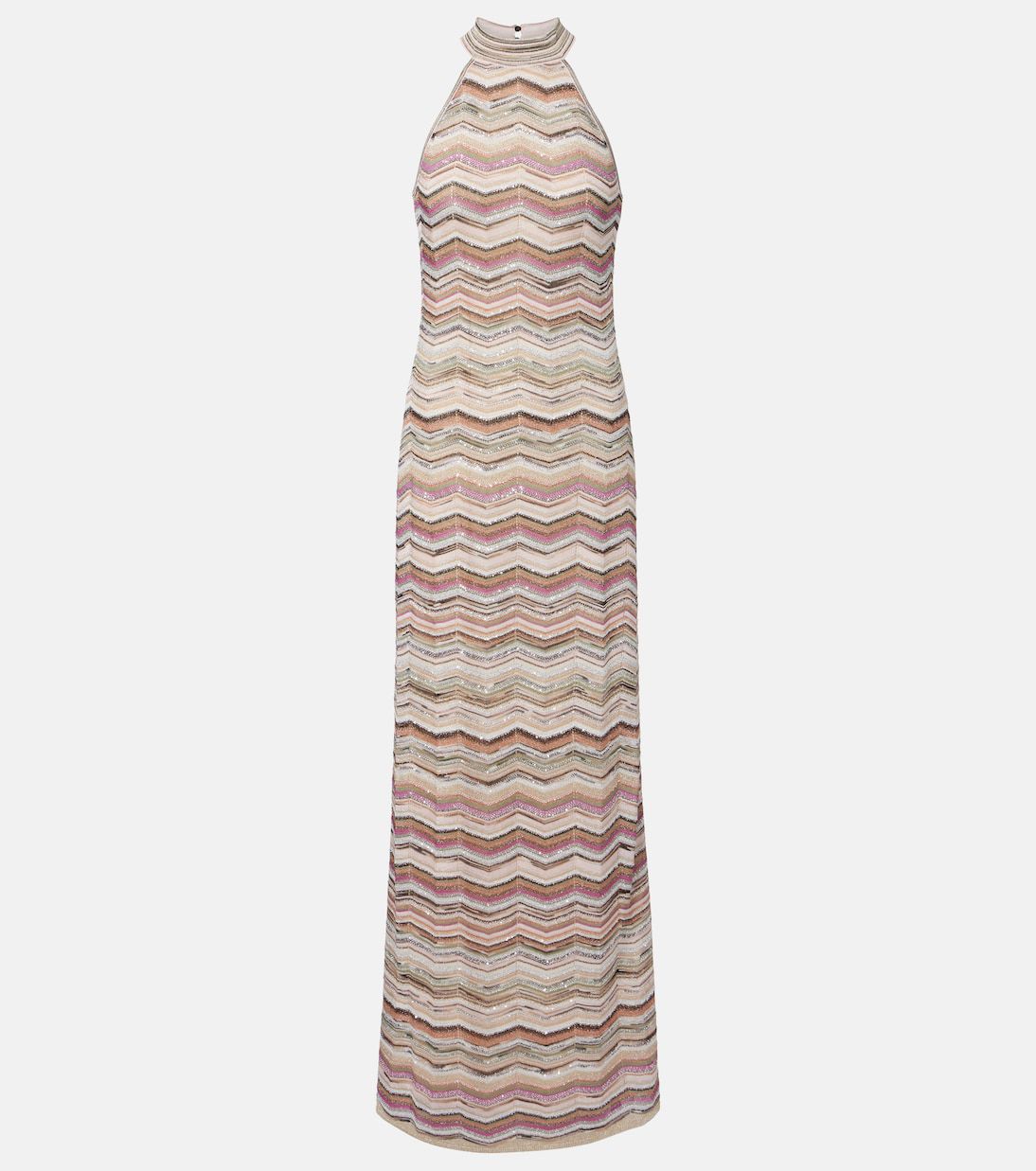 Missoni zigzag-knit Halterneck Dress