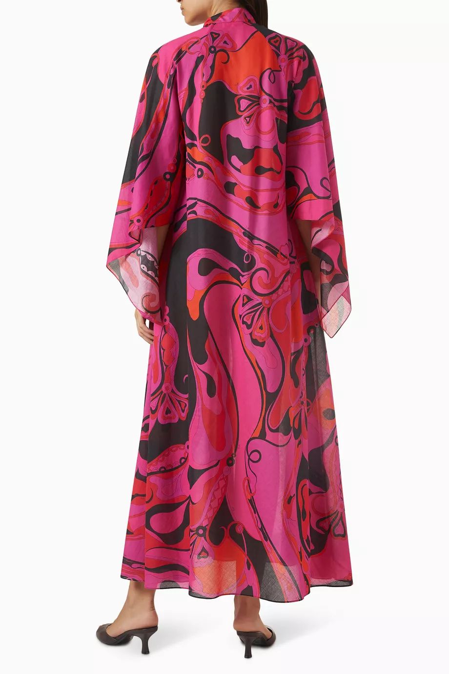 PUCCI Orchidee-print Cotton Kaftan
