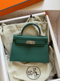 Hermes Mini Kelly 19cm Hand Made