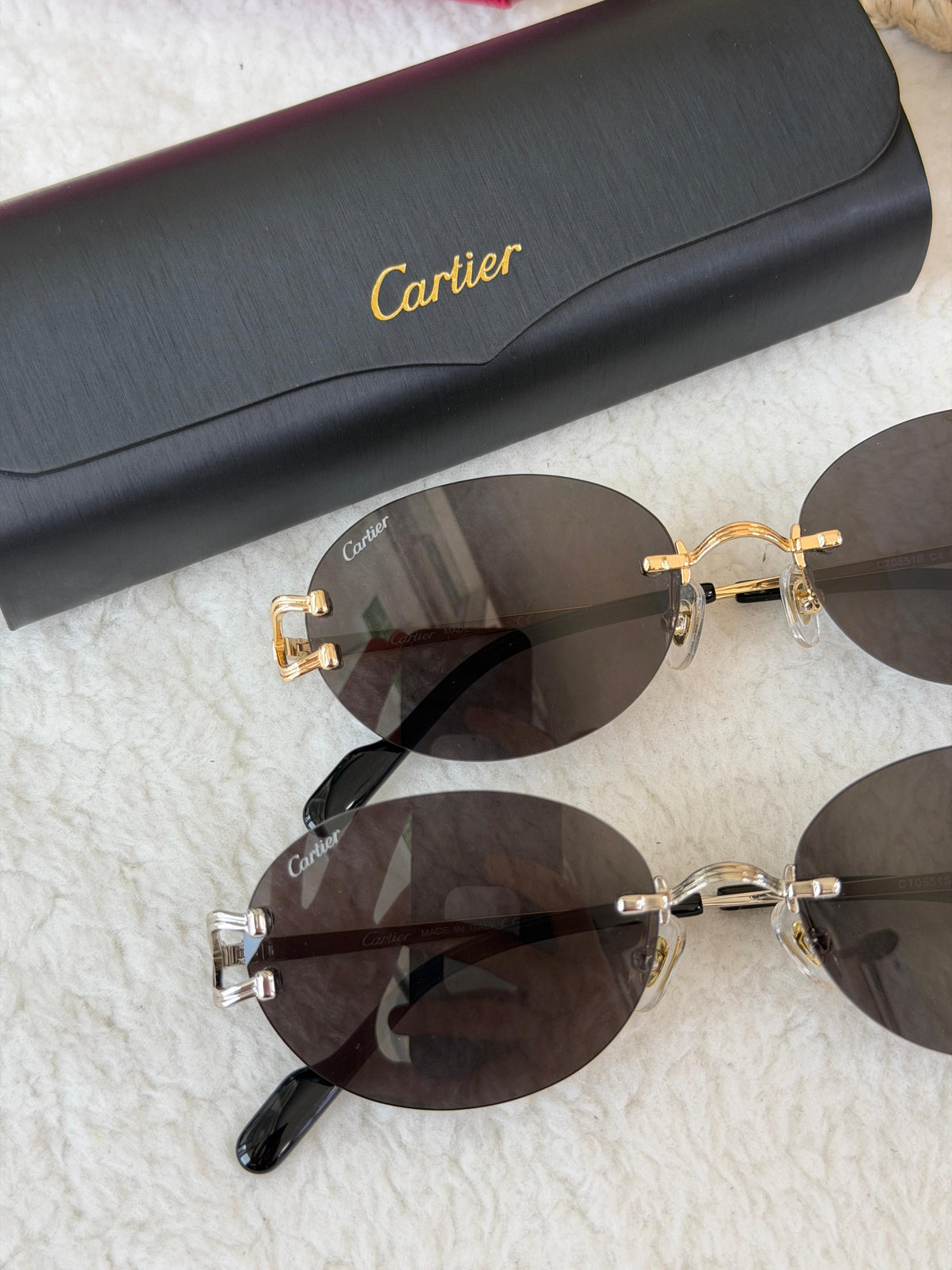 Cartier Eyewear oval-frame Sunglasses