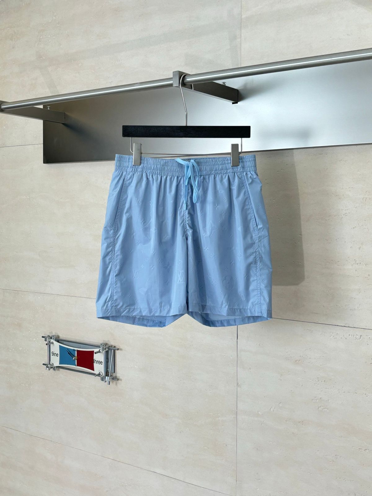 Louis Vuitton Monogram Moire Jacquard Silk Shorts