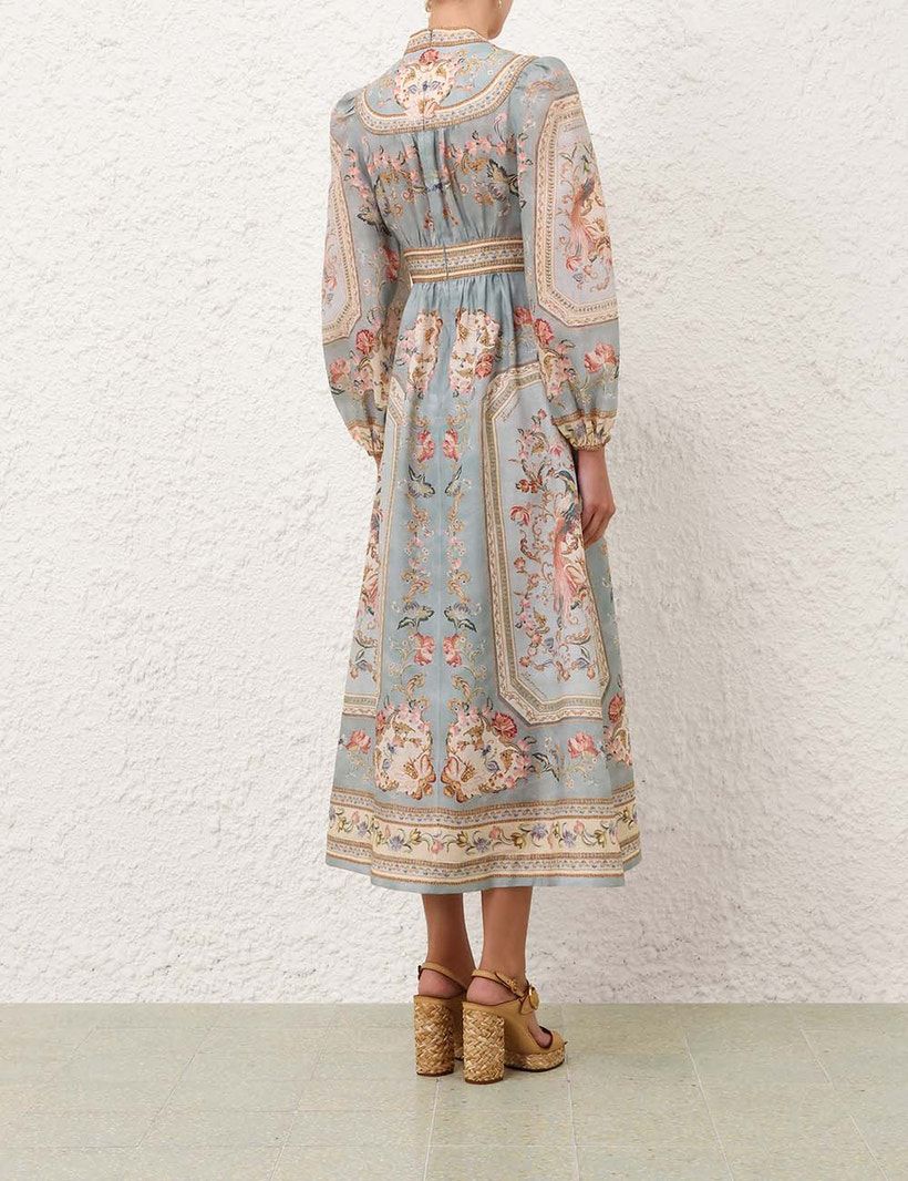 ZIMMERMANN Roselight floral-print Dress