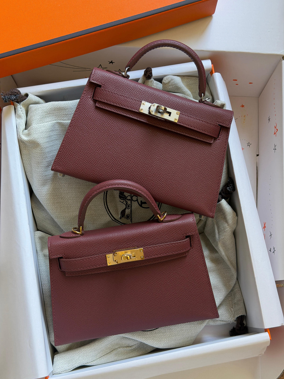 Hermes Mini Kelly 19cm Hand Made