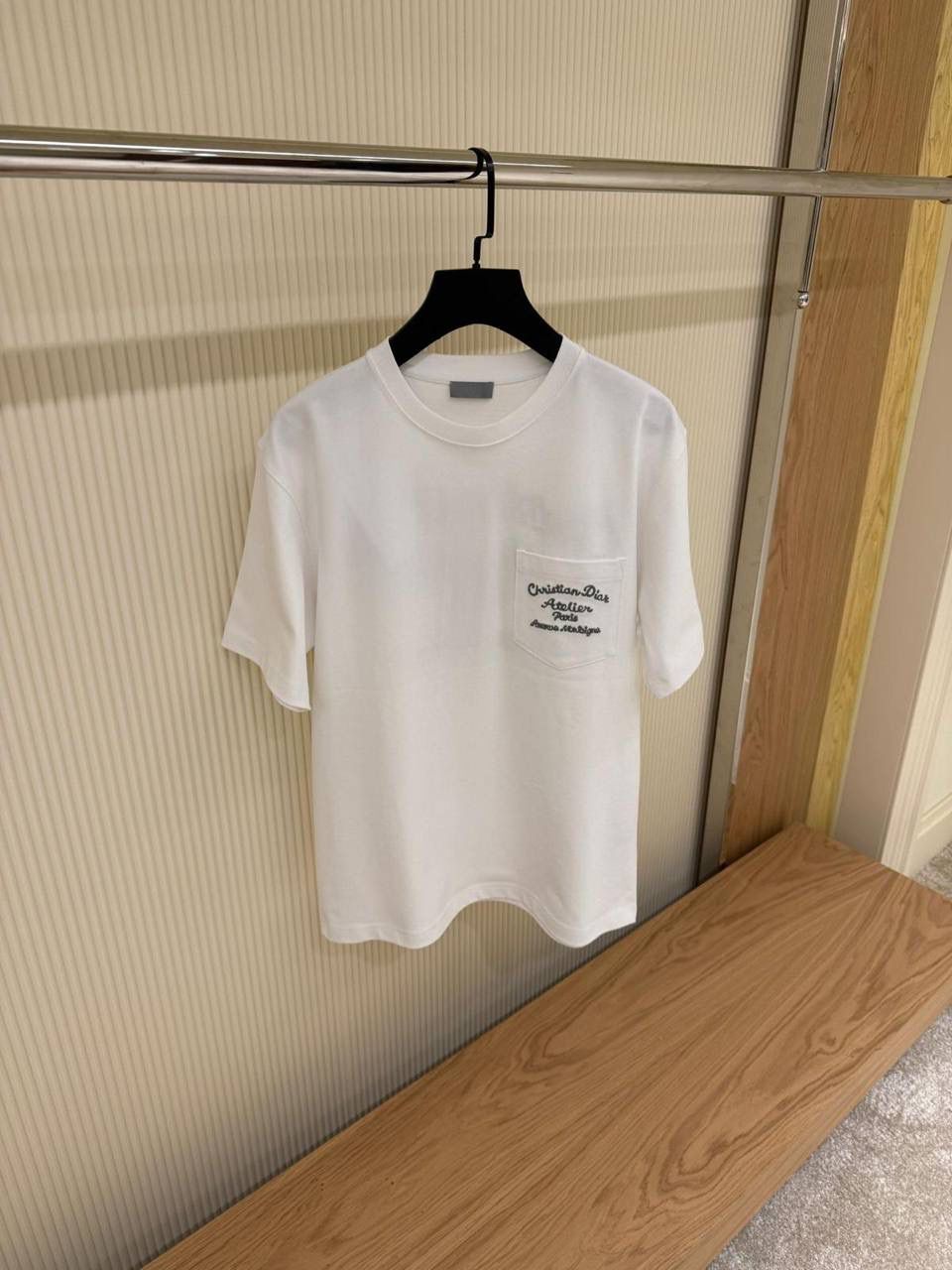 Dior Cotton Pique Embroidered T-Shirt