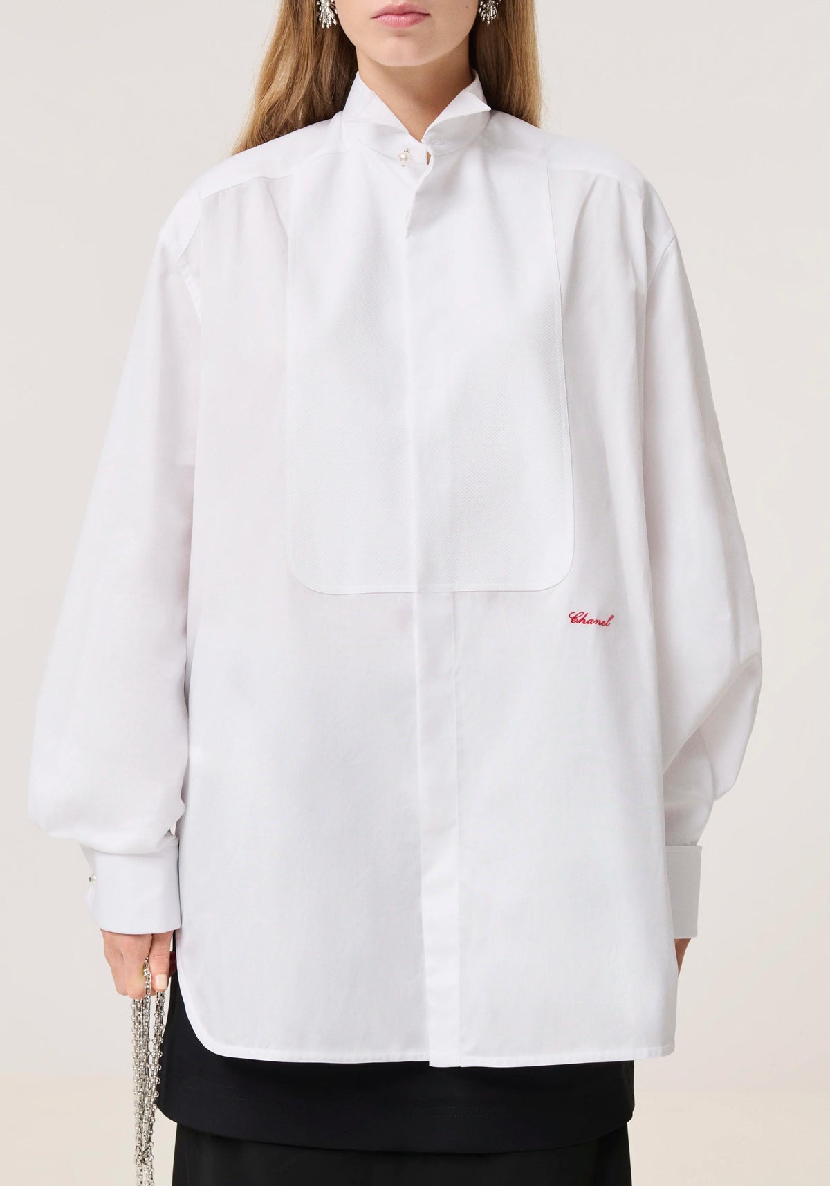 Chanel Long-sleeved shirt - Cotton, white