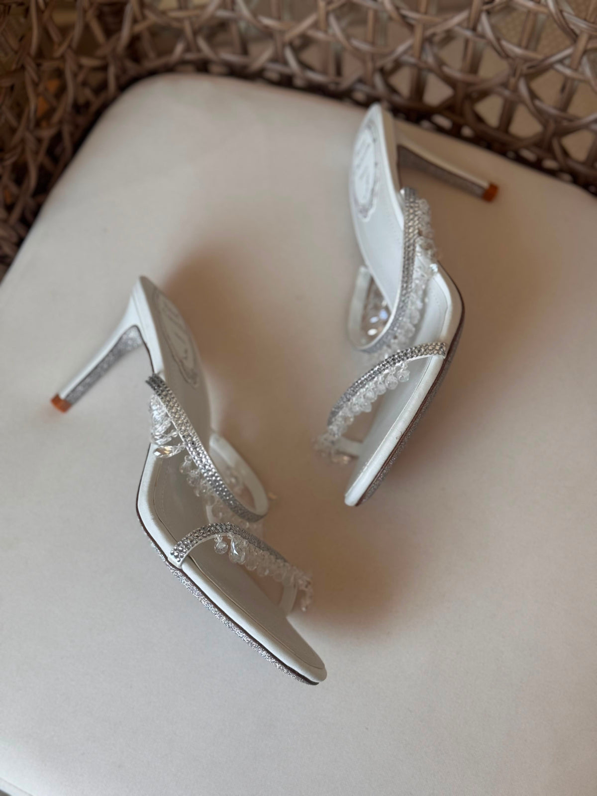 René Caovilla 80mm Chandelier Mules