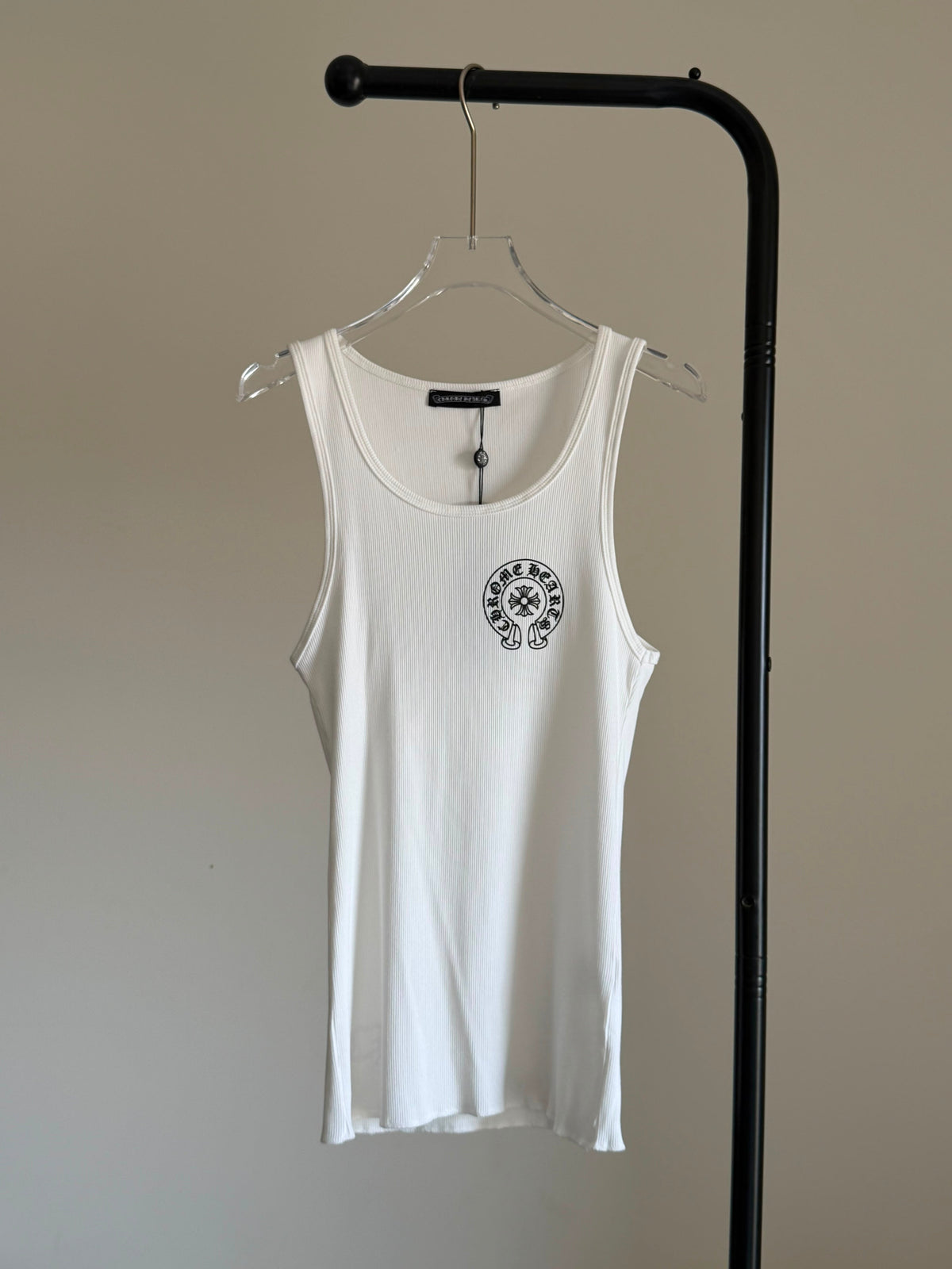 Chrome Hearts horseshoe-motif Ribbed Tank Top