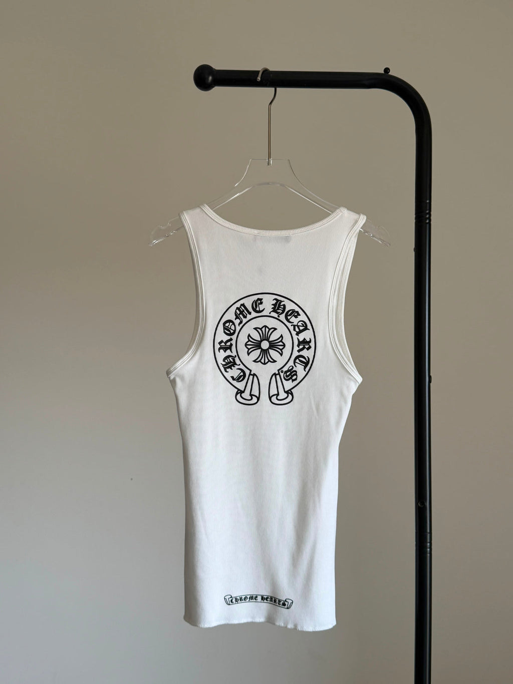 Chrome Hearts horseshoe-motif Ribbed Tank Top