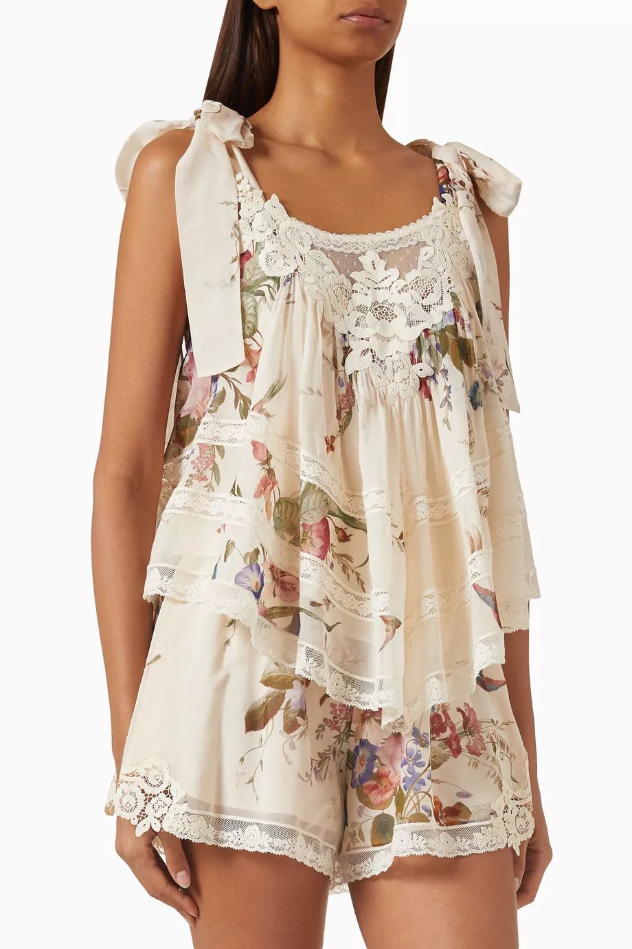 Zimmermann White Patience Cami set