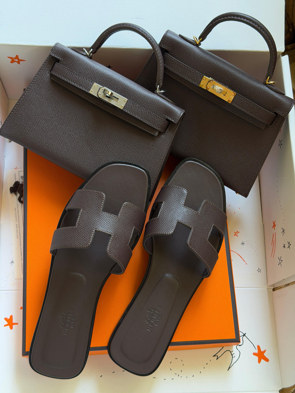 Hermes Mini Kelly 19cm Hand Made