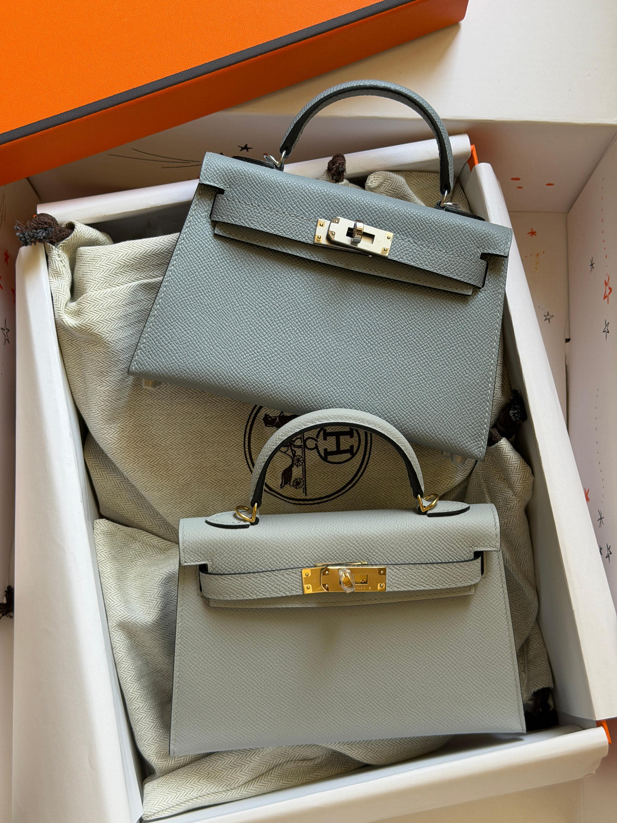 Hermes Mini Kelly 19cm Hand Made
