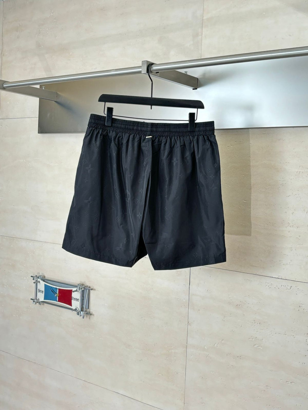 Louis Vuitton Monogram Moire Jacquard Silk Shorts