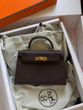 Hermes Mini Kelly 19cm Hand Made