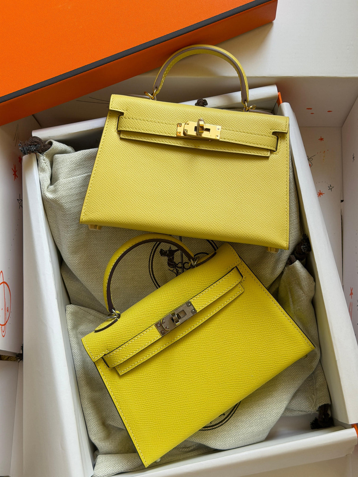 Hermes Mini Kelly 19cm Hand Made