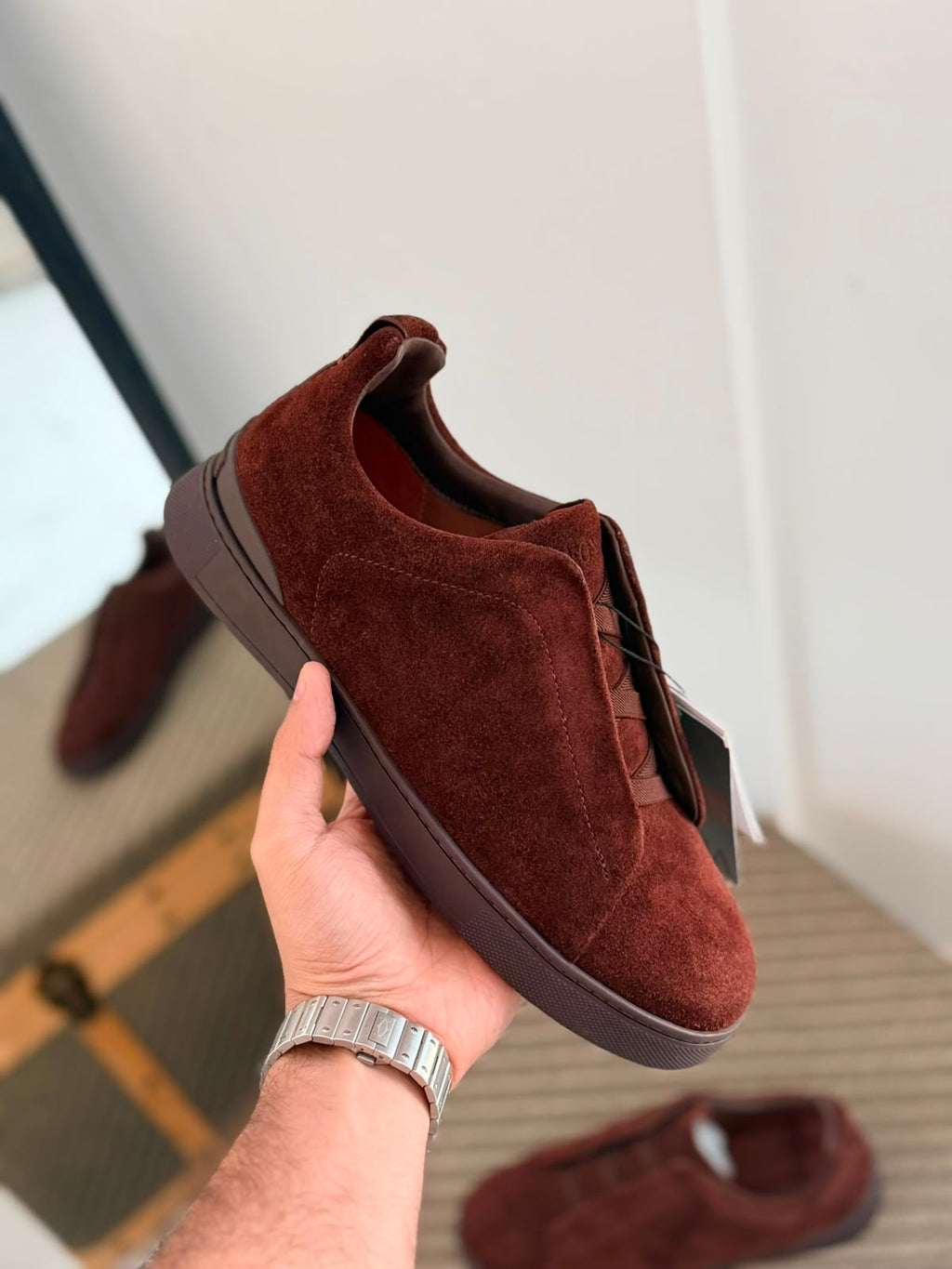 Zegna Triple Stitch Sneakers