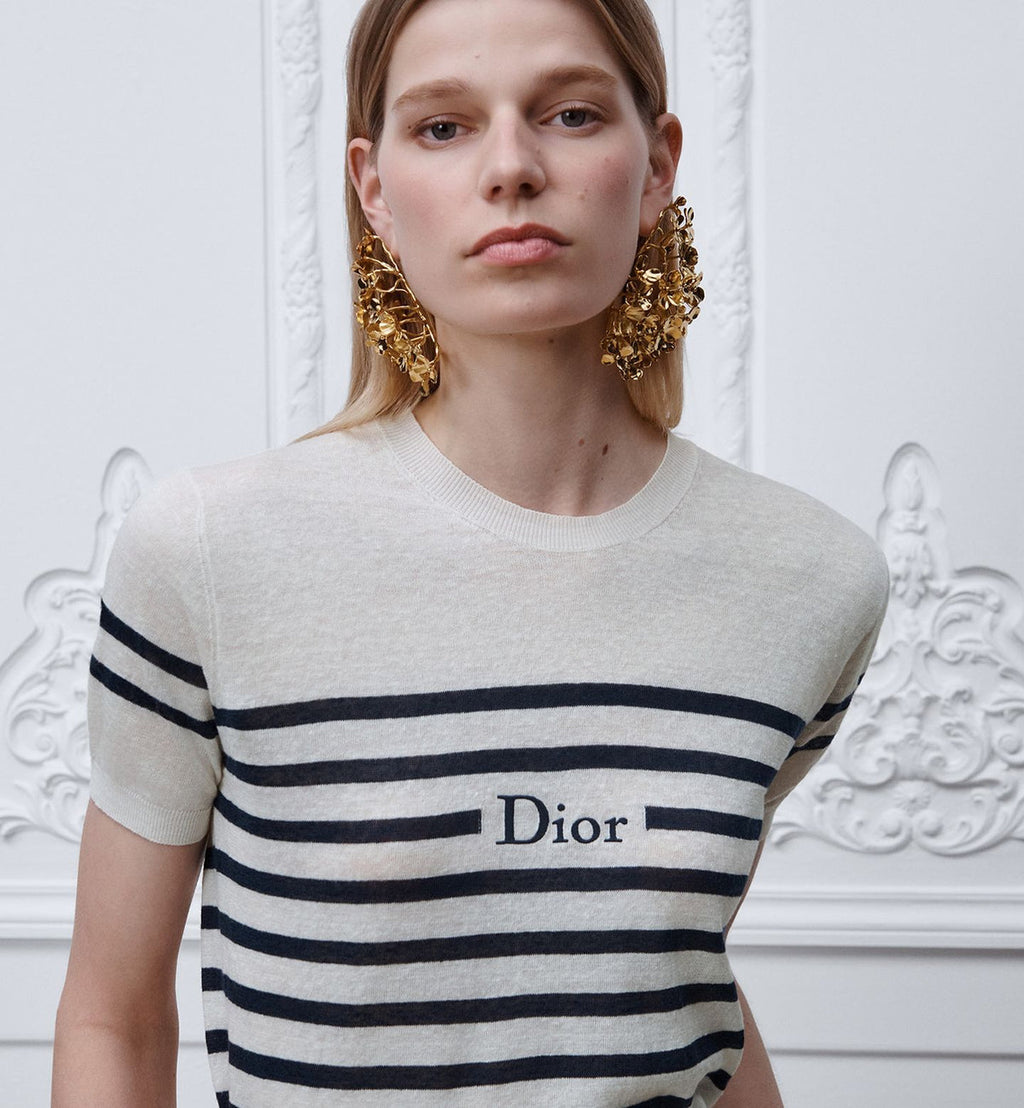 Dior Dioriviera Cropped Short Sleeved Sweater