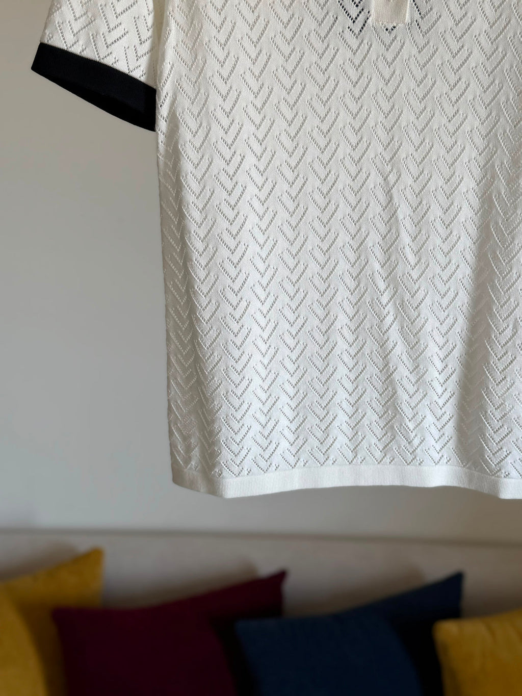 Louis Vuitton Pointelle Polo Top