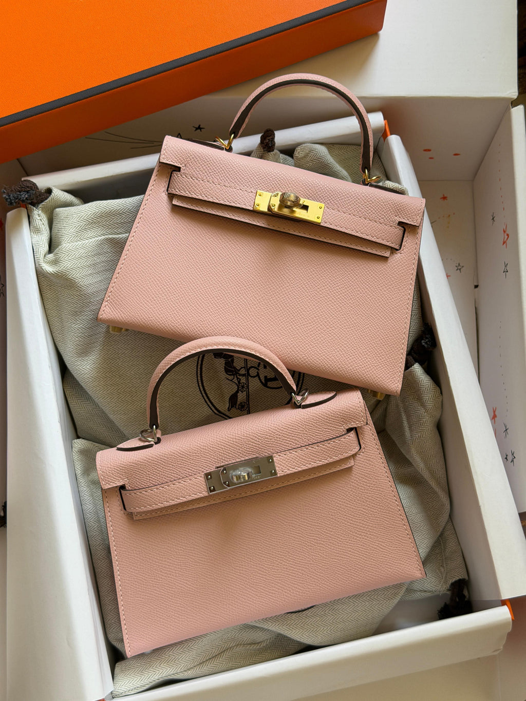Hermes Mini Kelly 19cm Hand Made