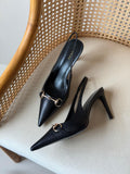 Gucci Horsebit Pointed Slingbacks