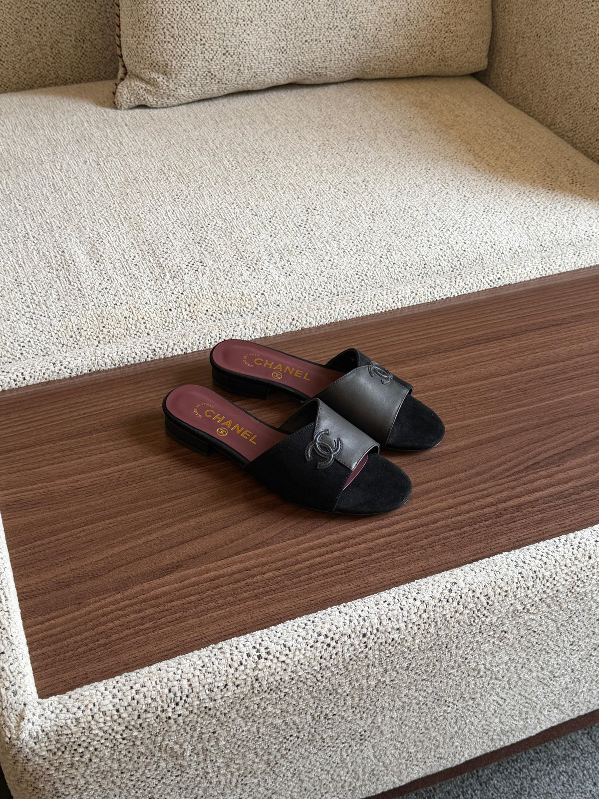 Chanel Low Heel Mules