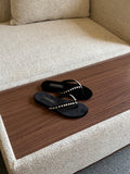 Chanel Pearl Sandals