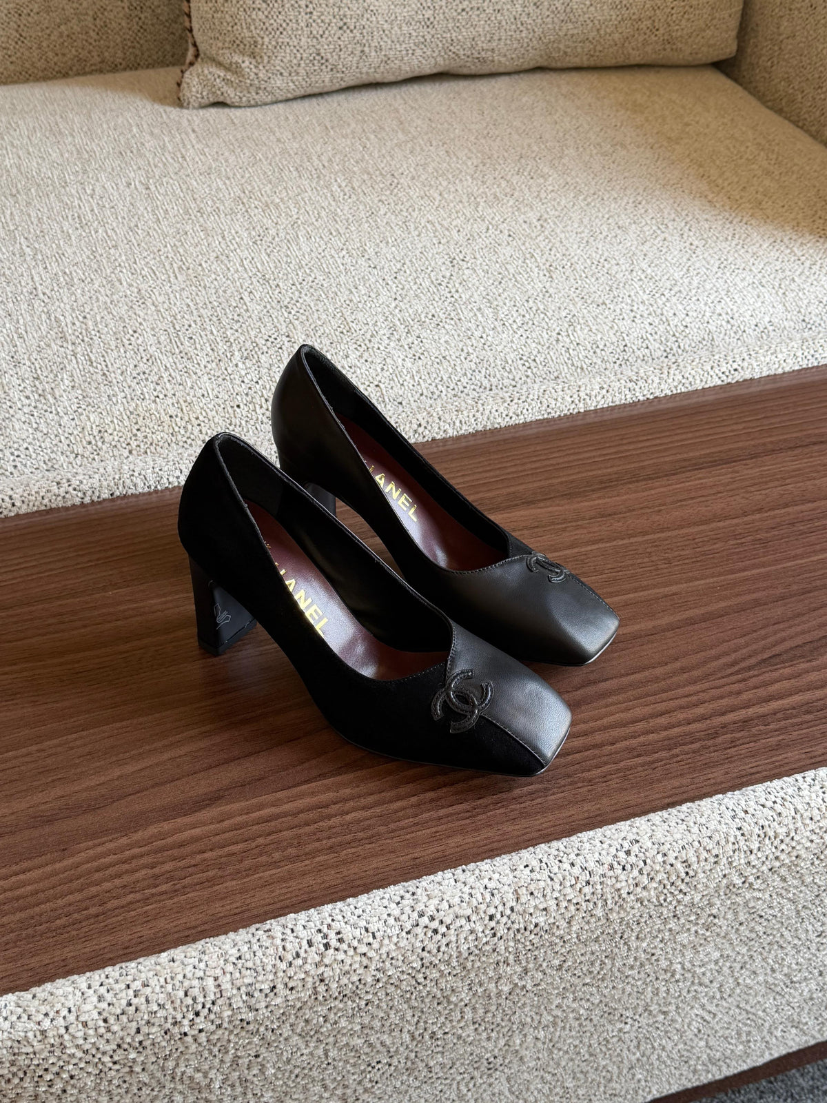 Chanel Square Toe Pumps