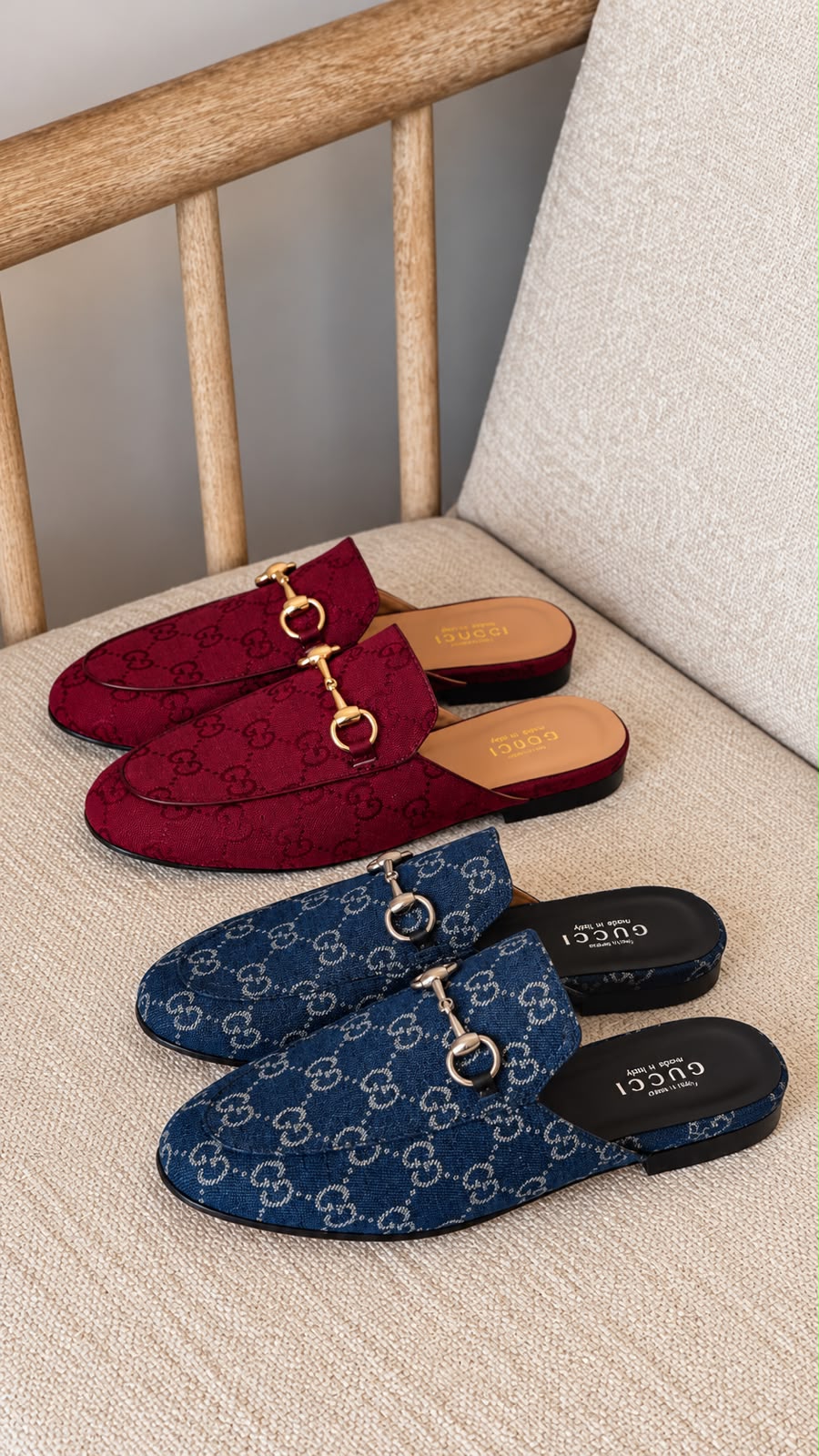 Gucci GG Horsebit Mules
