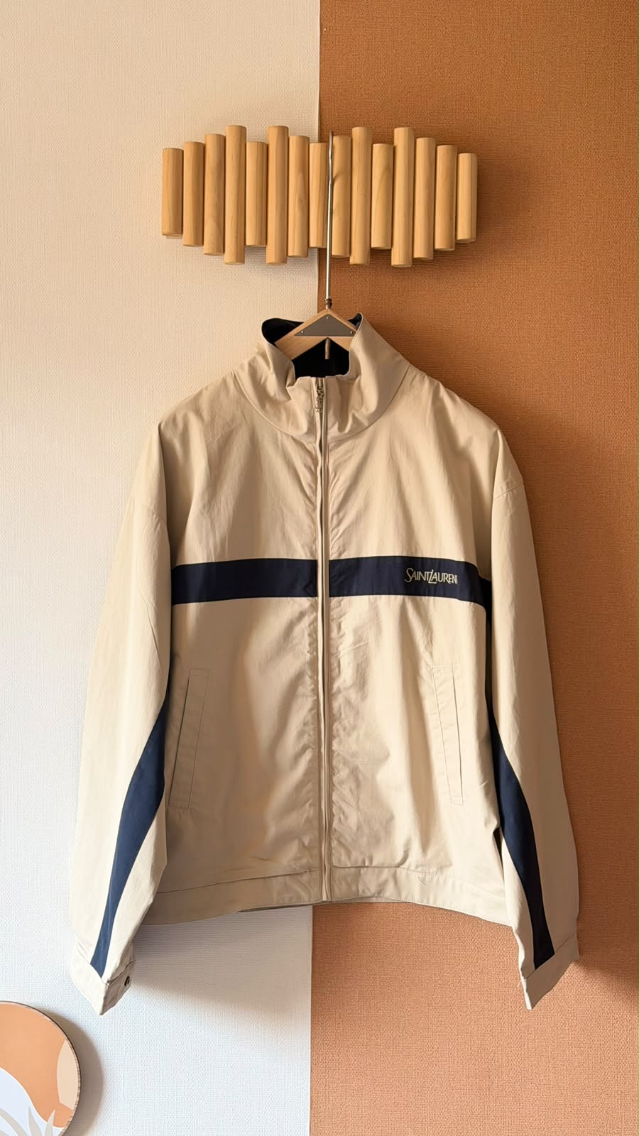 Saint Laurent Men’s Colourblock Zip Jacket