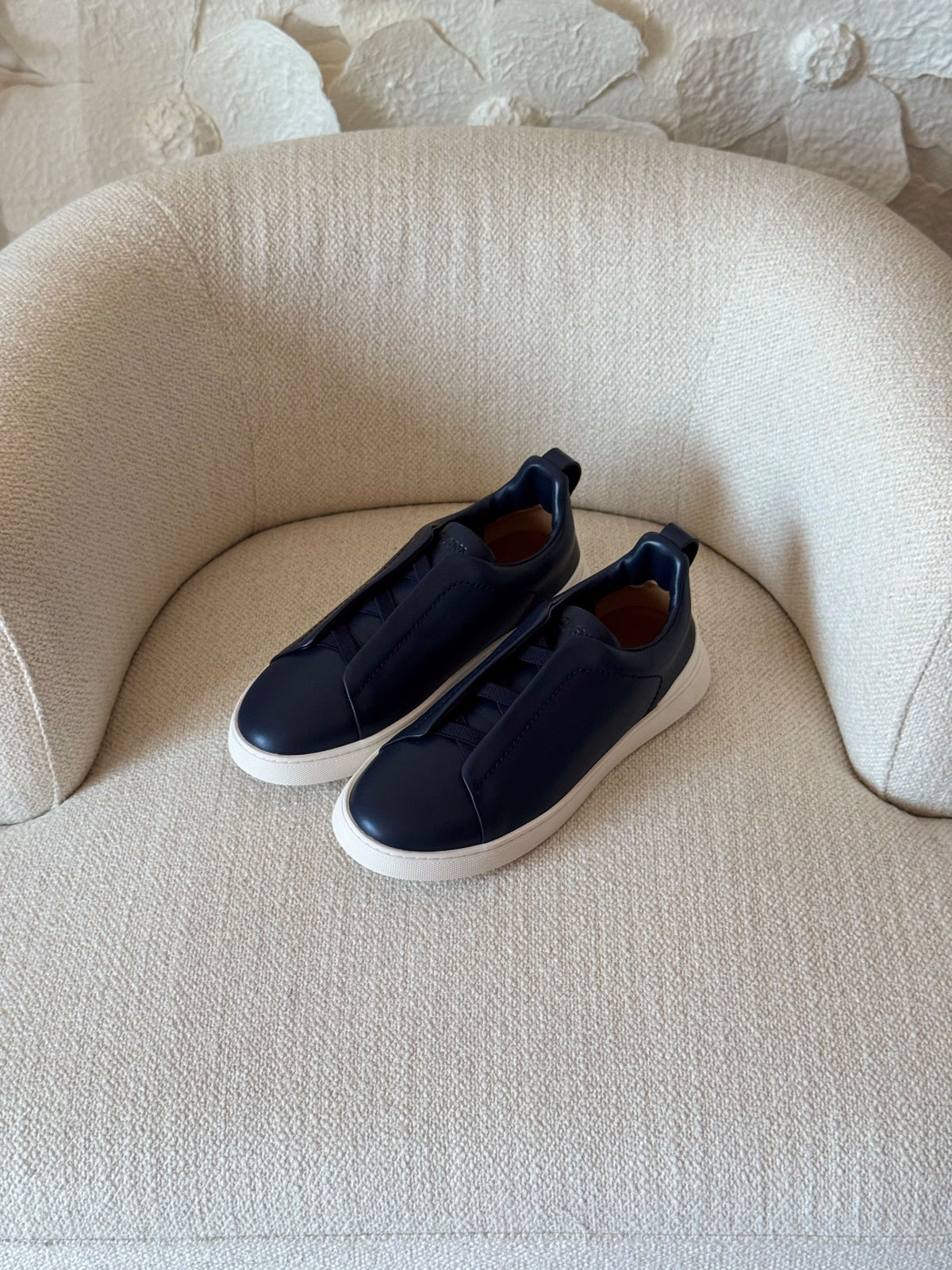 ZEGNA Sneakers Navy Grey